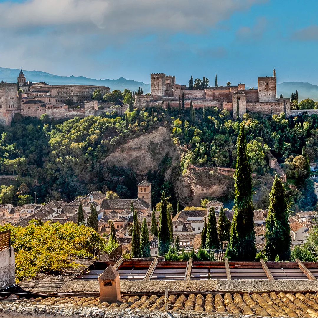The Alhambra view from far away