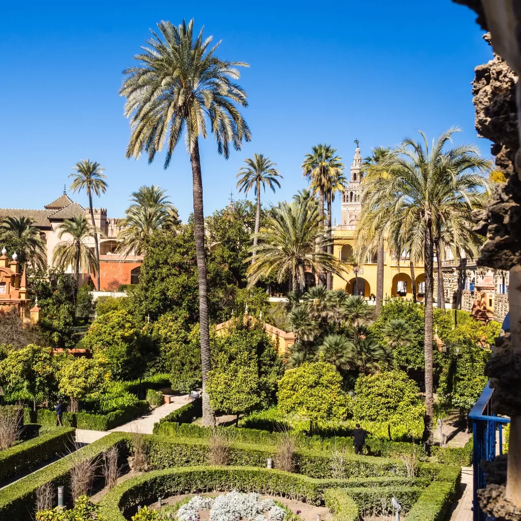 Gardens of the Real Alcazar Sevilla