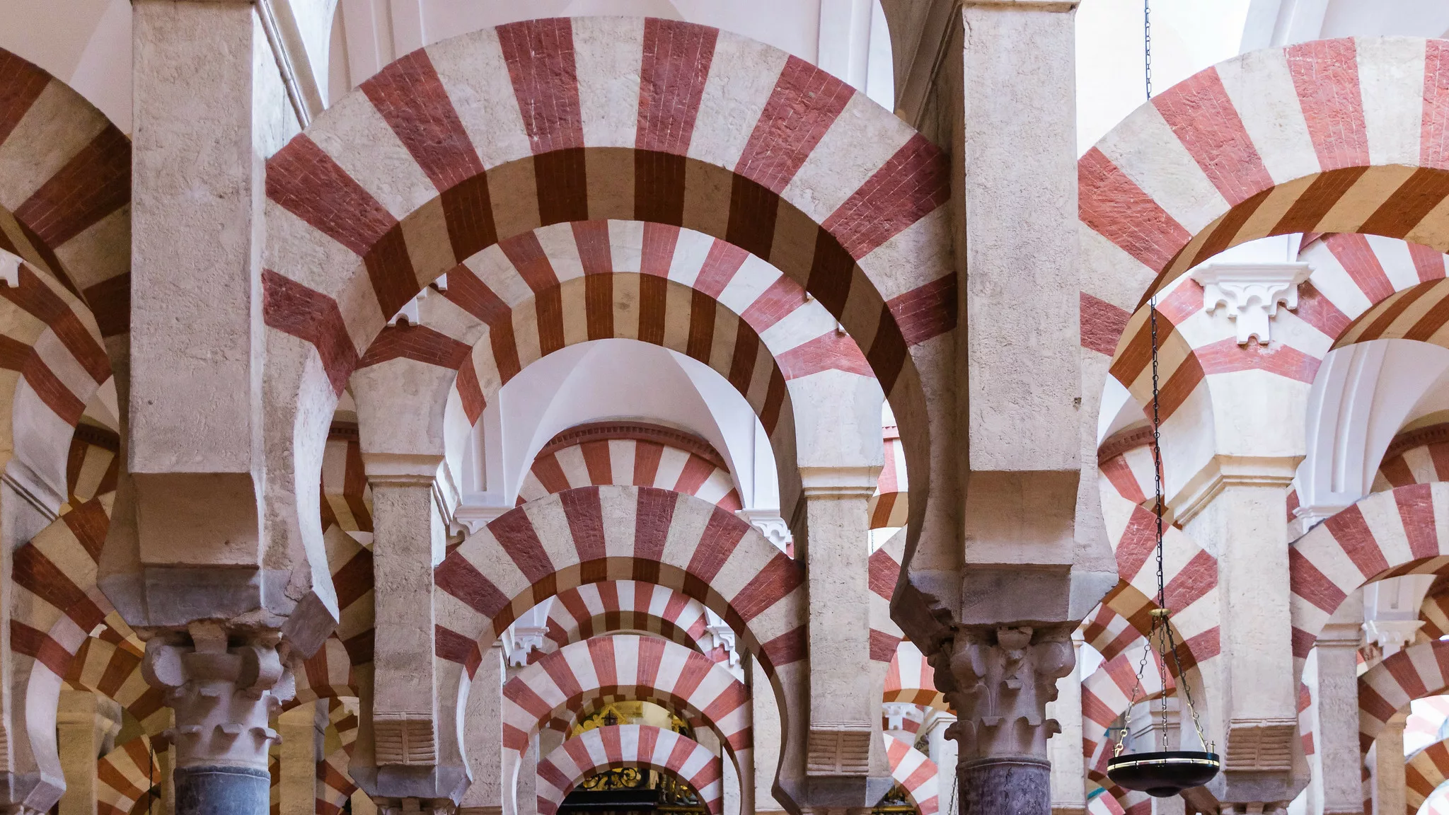 Inside the Mezquita of Cordoba