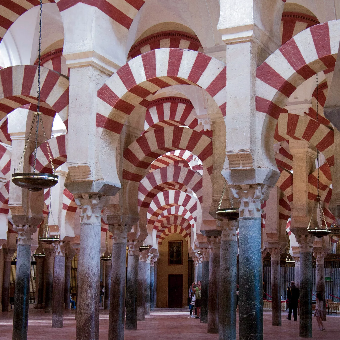 Inside the Mezquita of Cordoba